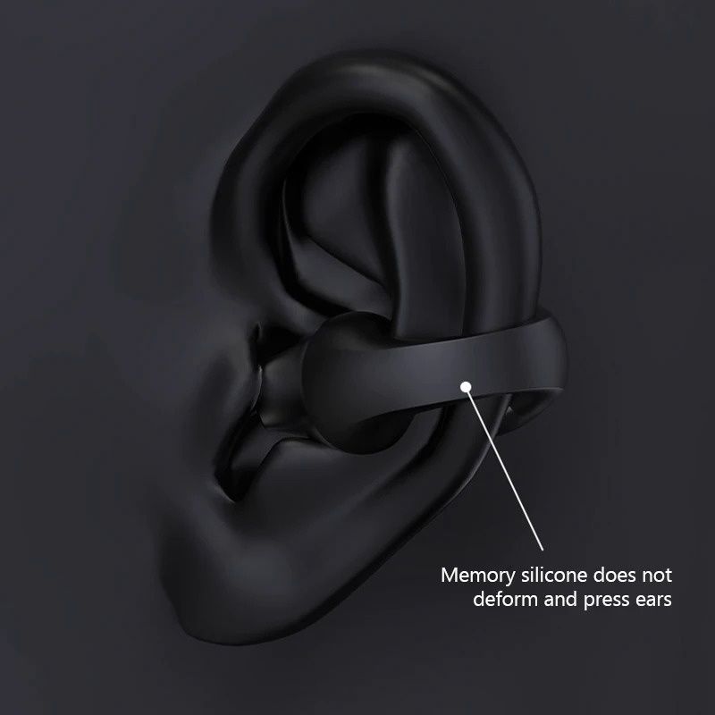 Aloking Wireless Earbuds S03 Bluetooth Headset Clip Type Binaural Stereo Shocking Bass Noise Cancelling Wireless Earphone Bluetooth earphone Waterproof Sports Game earbuds Power Display Earpods buds