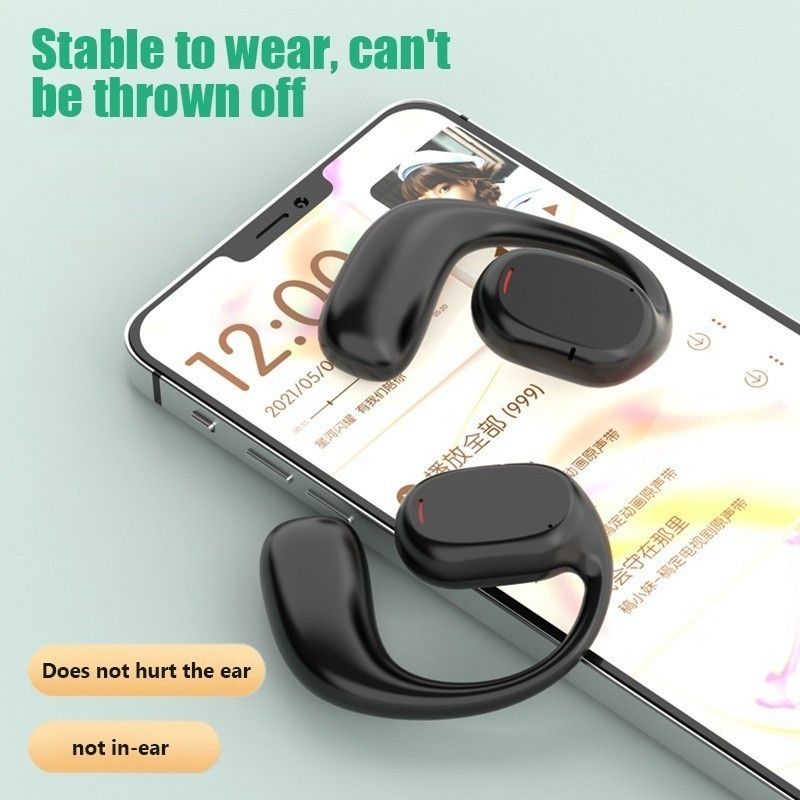 Aloking TWS Wireless Earbuds Bluetooth Earphone Bluetooth 5.3 HIFI Sound quality hanging ear super long endurance noise reduction call IPX6 waterproof Touch Control Headset sports earphone Gaming buds