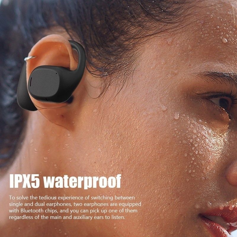 Aloking TWS Wireless Earbuds Bluetooth Earphone Bluetooth 5.3 HIFI Sound quality hanging ear super long endurance noise reduction call IPX6 waterproof Touch Control Headset sports earphone Gaming buds