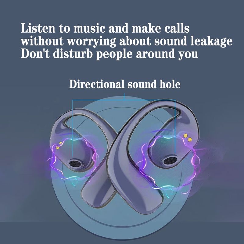Aloking TWS Wireless Earbuds Bluetooth Earphone Bluetooth 5.3 HIFI Sound quality hanging ear super long endurance noise reduction call IPX6 waterproof Touch Control Headset sports earphone Gaming buds