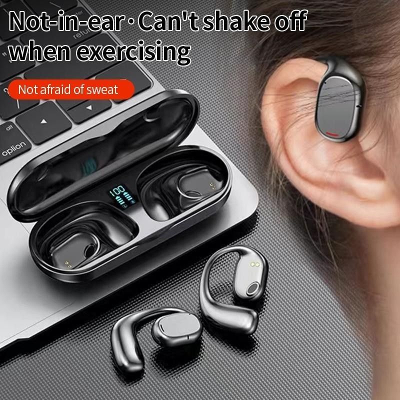 Aloking TWS Wireless Earbuds Bluetooth Earphone Bluetooth 5.3 HIFI Sound quality hanging ear super long endurance noise reduction call IPX6 waterproof Touch Control Headset sports earphone Gaming buds