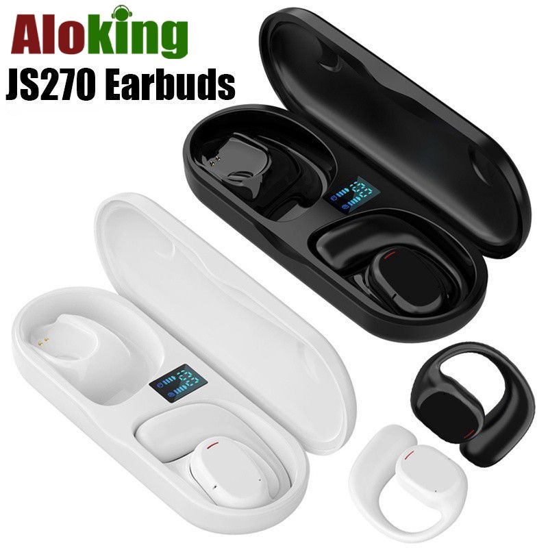 Aloking Hanging ear type Wireless Earphone Bluetooth 5.3 Power display waterproof sports earphone Smart Touch Control HiFi Heavy Bass For Sports Headphones Orginal TWS Gaming Wireless Earbuds Earpods