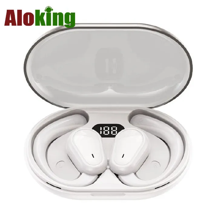 Aloking D88 Hanging Ear Type Wireless Bluetooth Earphones Blueooth Headset TWS Hifi Sound open Ear bone conduction sports Gaming headset Wireless Earbuds Bluetooth Earphone Wireless Earpods Headphones