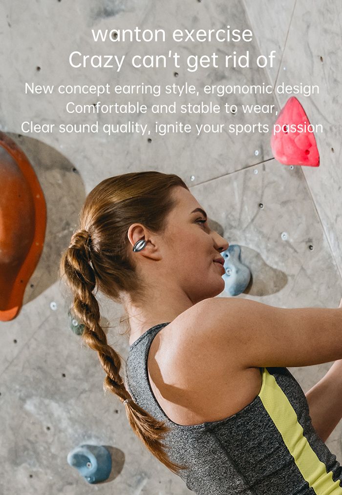 2024 New M7 Wireless Bluetooth Earphone Open Ear Clip Ear design Wireless Headphones With Mic Sports Headsets For Samsung XIAOMI OPPO HUAWEI Android ios EARPHONE Wireless Earbuds Earpods Wireless buds