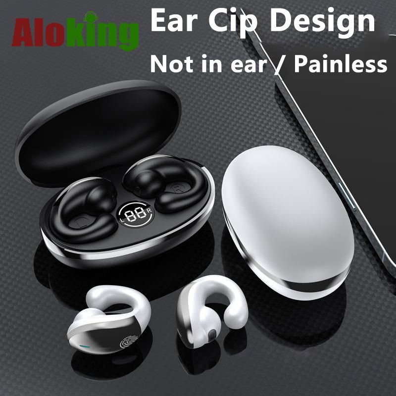 2024 New M7 Wireless Bluetooth Earphone Open Ear Clip Ear design Wireless Headphones With Mic Sports Headsets For Samsung XIAOMI OPPO HUAWEI Android ios EARPHONE Wireless Earbuds Earpods Wireless buds