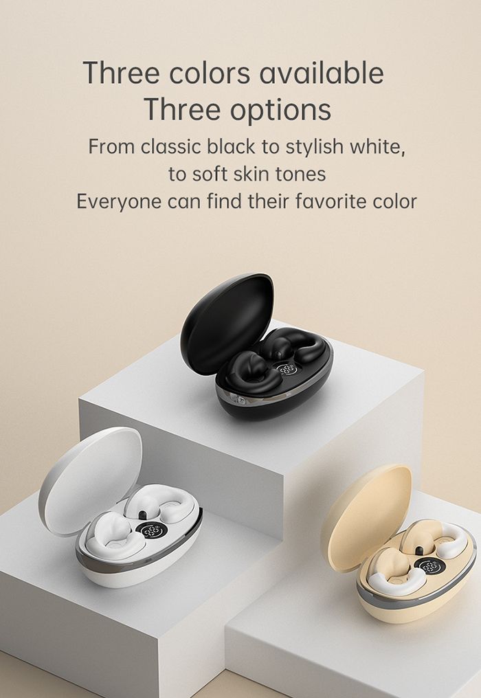 2024 New M7 Wireless Bluetooth Earphone Open Ear Clip Ear design Wireless Headphones With Mic Sports Headsets For Samsung XIAOMI OPPO HUAWEI Android ios EARPHONE Wireless Earbuds Earpods Wireless buds