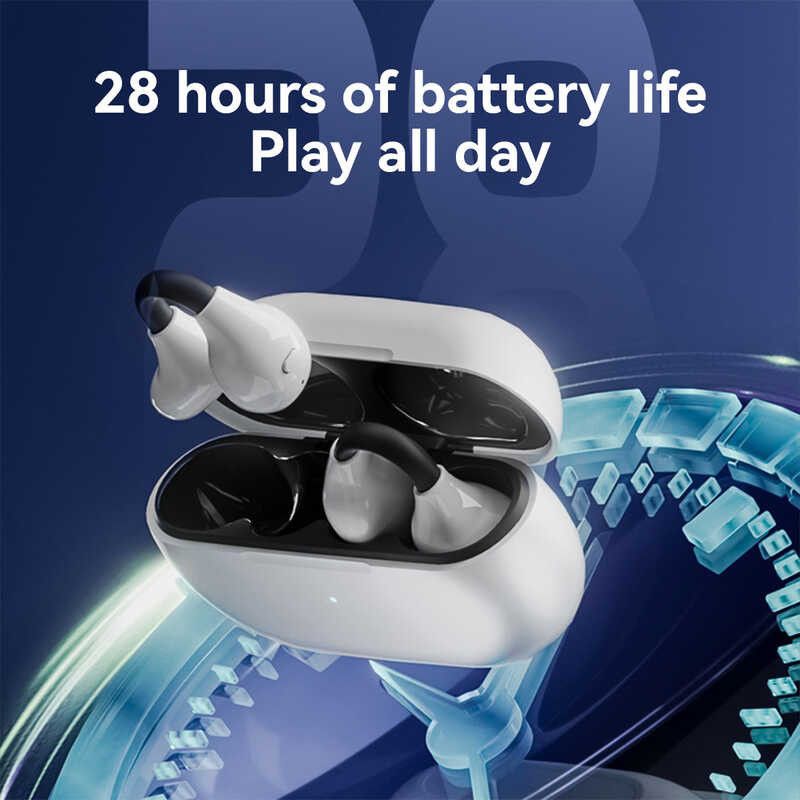 Clip-on Bluetooth MY14 pro Earbuds True Sport fitness Running Music Playback Ear Bone sensing Bluetooth Earphone TWS Waterproof Earbud Stereo Hifi Noise Cancelling Wireless earphone for iPhone Android