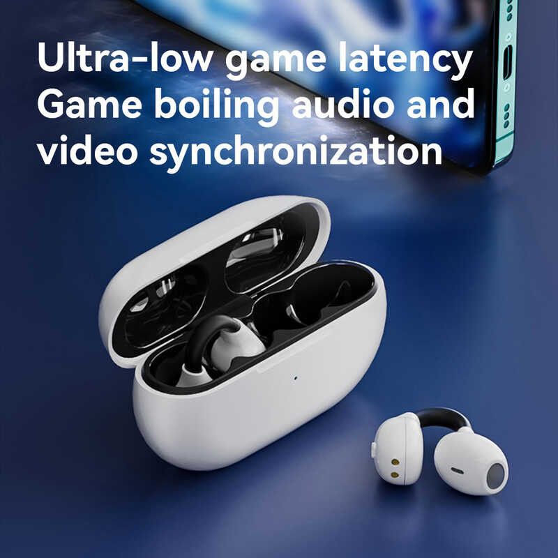 Clip-on Bluetooth MY14 pro Earbuds True Sport fitness Running Music Playback Ear Bone sensing Bluetooth Earphone TWS Waterproof Earbud Stereo Hifi Noise Cancelling Wireless earphone for iPhone Android