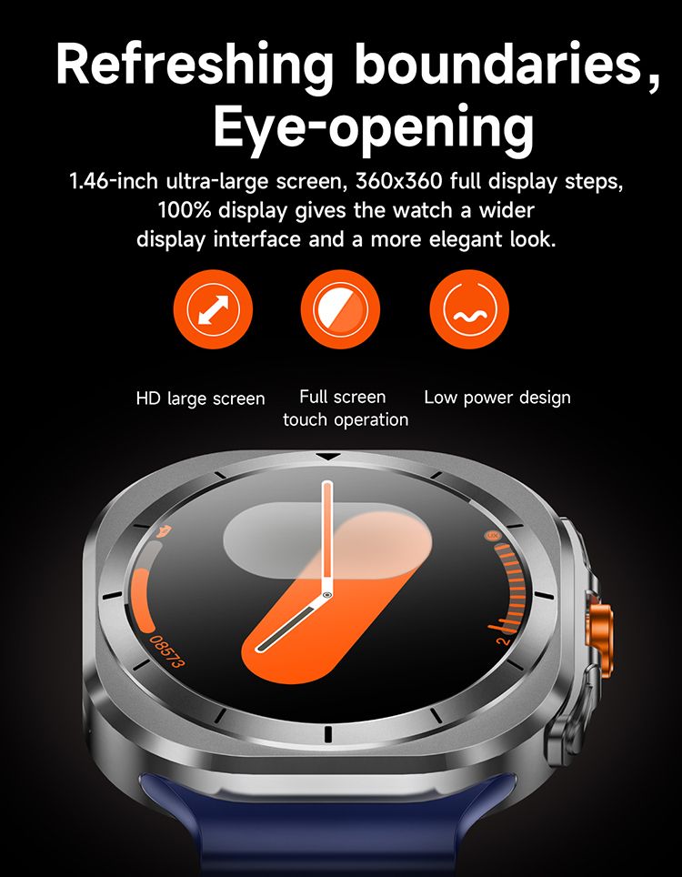 2in1 Z7 Ultra Smart Watch with 2 pcs straps Bluetooth Call Compass Health Fitness Tracker Big Battery Outdoor Sport Watch for Men Smart watch 7 Heart rate monitor Men's smart watch sports smartwatches