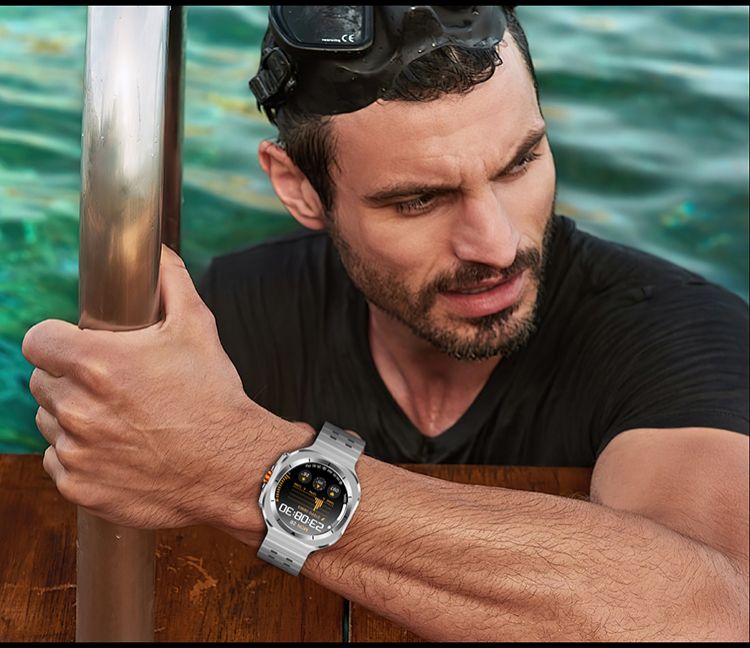 2in1 Z7 Ultra Smart Watch with 2 pcs straps Bluetooth Call Compass Health Fitness Tracker Big Battery Outdoor Sport Watch for Men Smart watch 7 Heart rate monitor Men's smart watch sports smartwatches
