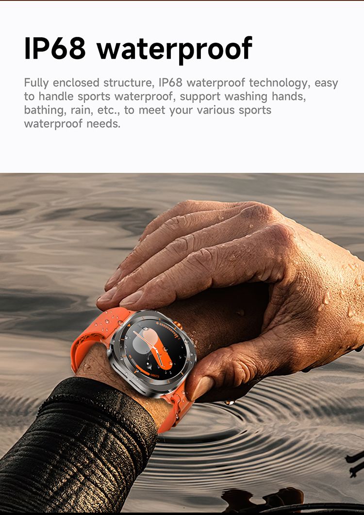 2in1 Z7 Ultra Smart Watch with 2 pcs straps Bluetooth Call Compass Health Fitness Tracker Big Battery Outdoor Sport Watch for Men Smart watch 7 Heart rate monitor Men's smart watch sports smartwatches