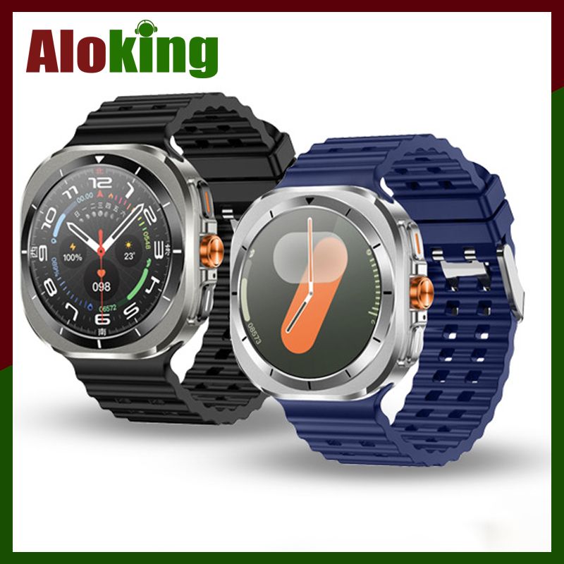 2in1 Z7 Ultra Smart Watch with 2 pcs straps Bluetooth Call Compass Health Fitness Tracker Big Battery Outdoor Sport Watch for Men Smart watch 7 Heart rate monitor Men's smart watch sports smartwatches