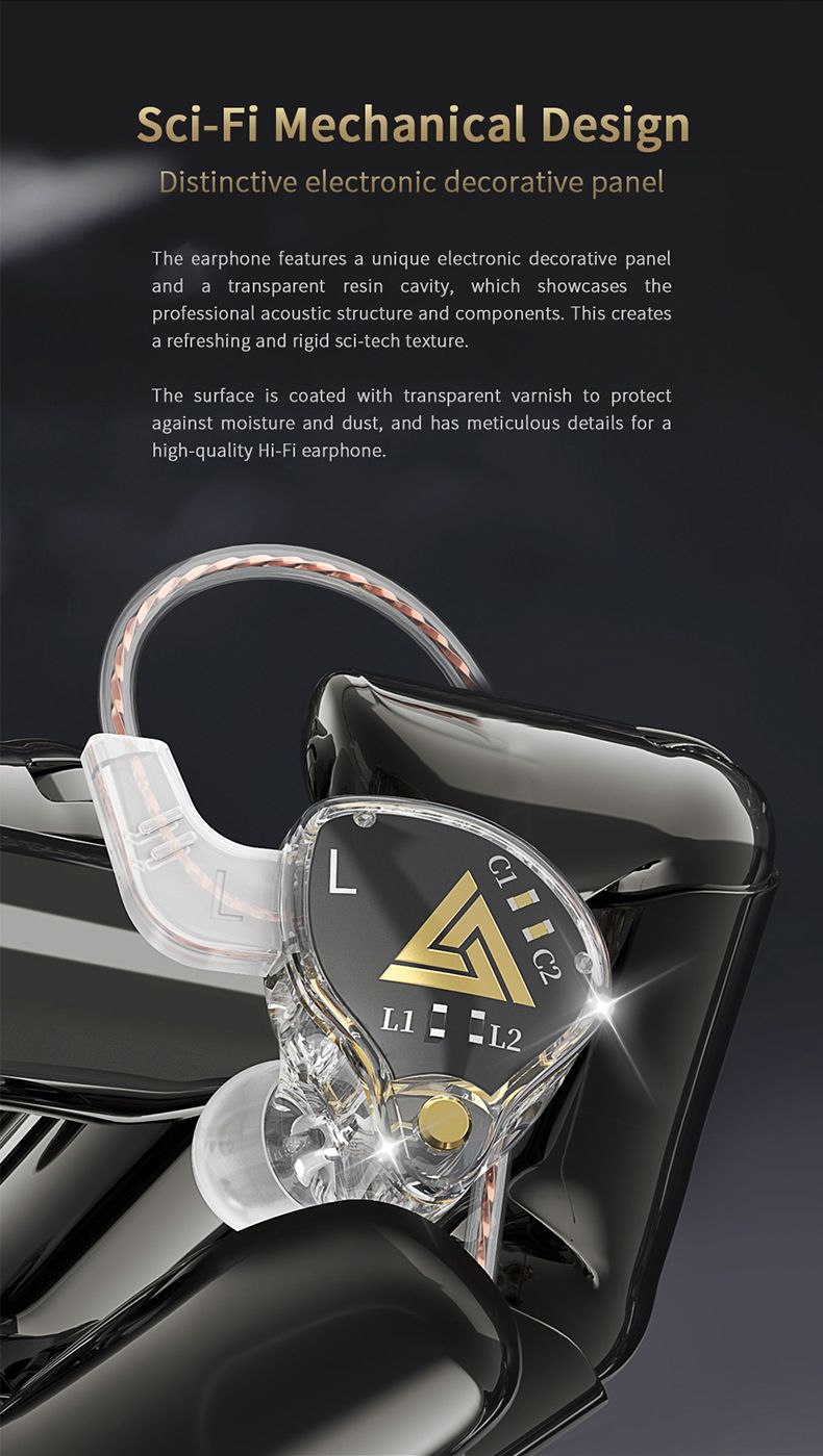 QKZ AKX Wired In Ear Earphones HiFi Sound Monitoring Dynamic Driver Headphone Sports Earphone Wired Earphone with Microphone Music Gaming Earphones