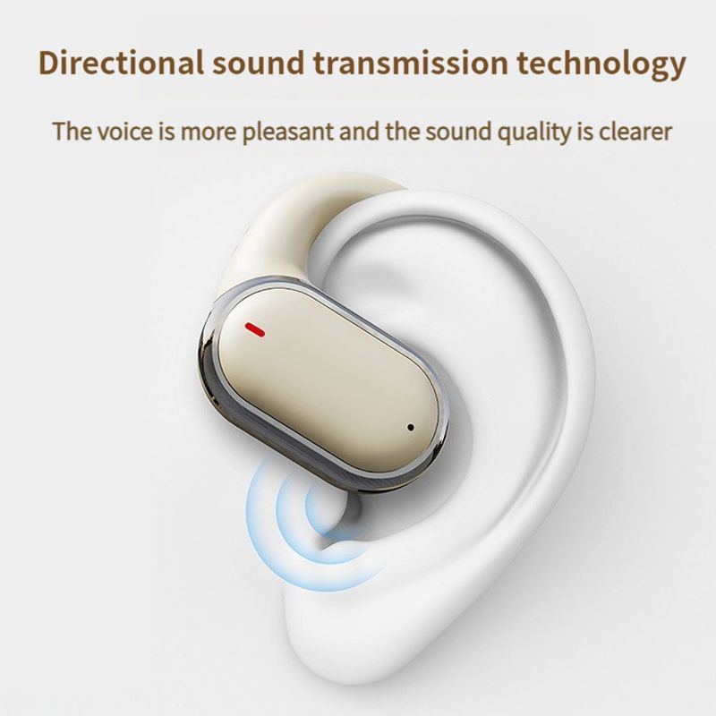 Aloking TWS True Wireless Earphones Bluetooth Earphone Noise Cancelling ENC HIFI Sound Stereo Wireless Earbuds Haging Ear Type Bluetooth Headset Gaming Waterproof Earpods For Sports Bluetooth Headset