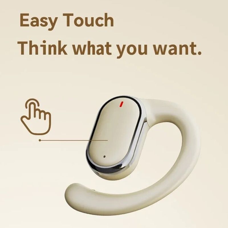 Aloking TWS True Wireless Earphones Bluetooth Earphone Noise Cancelling ENC HIFI Sound Stereo Wireless Earbuds Haging Ear Type Bluetooth Headset Gaming Waterproof Earpods For Sports Bluetooth Headset