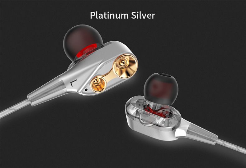 QKZ CK8 Super Bass earphone In-Ear Earphones Wired Earphone with Microphone Noise Reduction Hifi Headsets With Mic earphones Rugged durable headphones For Android iPad Computer original QKZ Earphones