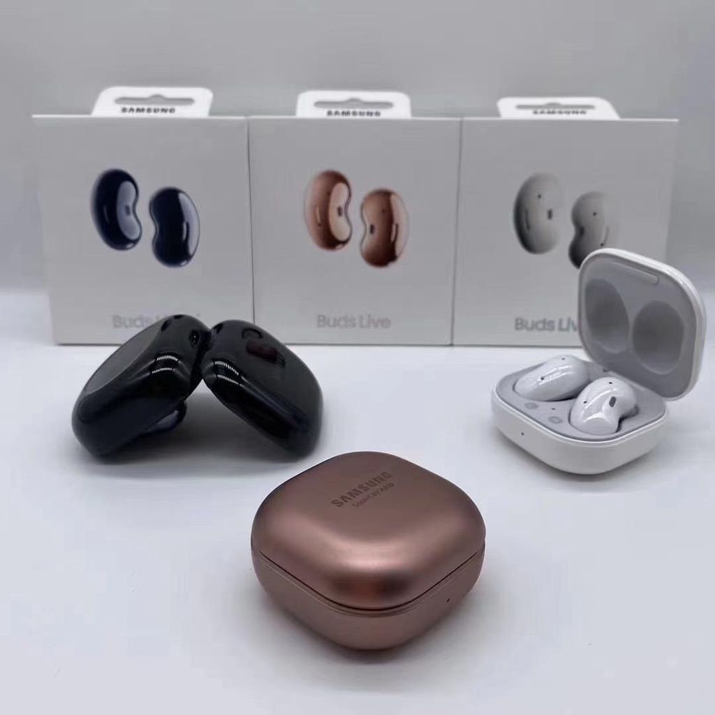 Aloking TWS in-ear Wireless Earbuds Bluetooth Earphone 9D Hifi Stereo Sound Earphone Samsung Galaxy Buds Live R180 Sports Wireless Headphone Bluetooth Headset Sleep Earpods Noise Reduction Earphone