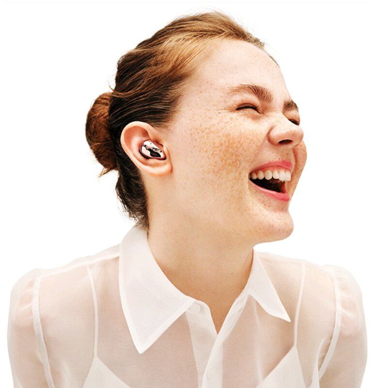 Aloking TWS in-ear Wireless Earbuds Bluetooth Earphone 9D Hifi Stereo Sound Earphone Samsung Galaxy Buds Live R180 Sports Wireless Headphone Bluetooth Headset Sleep Earpods Noise Reduction Earphone