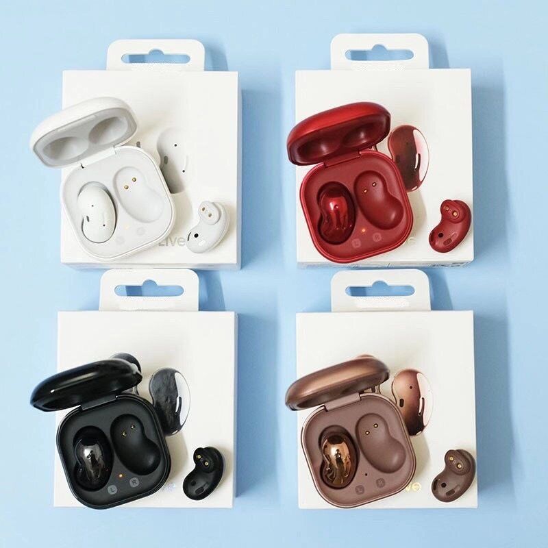 Aloking TWS in-ear Wireless Earbuds Bluetooth Earphone 9D Hifi Stereo Sound Earphone Samsung Galaxy Buds Live R180 Sports Wireless Headphone Bluetooth Headset Sleep Earpods Noise Reduction Earphone