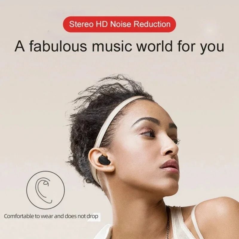 Aloking TWS In-Ear Wireless Earphones Bluetooth Earphone Macaron Color Bluetooth Headset Mini Sports Bluetooth 5.0 Power Digital Display Bluetooth Headphone Wireless Earbuds Gaming Earpods Sleep Buds