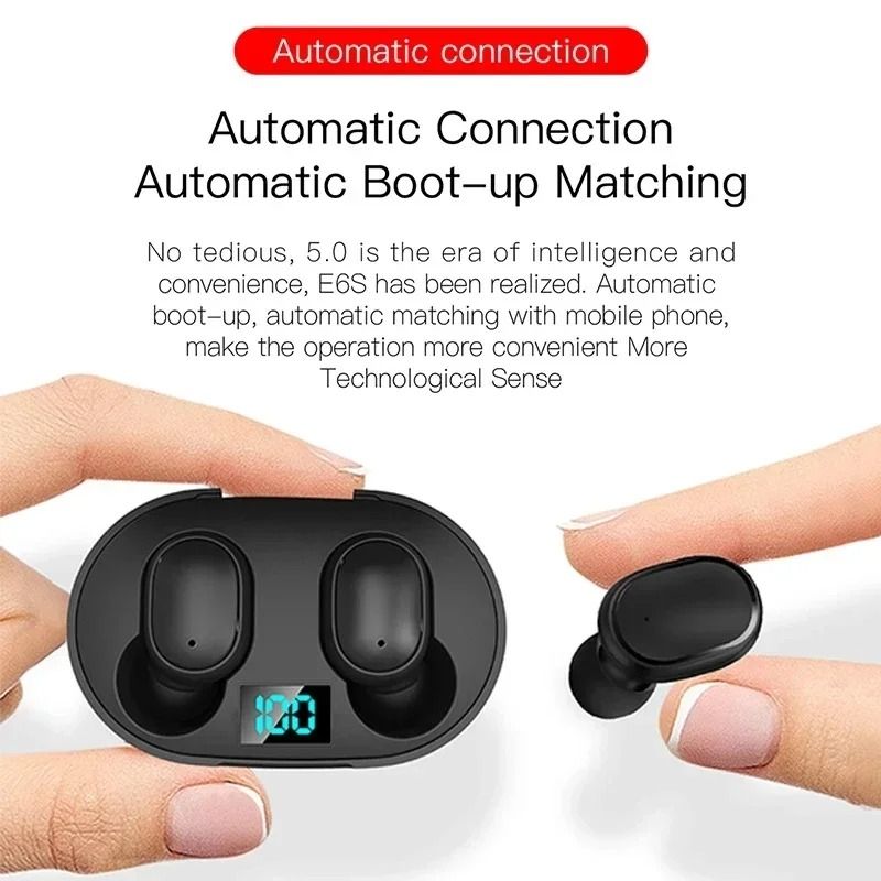 Aloking TWS In-Ear Wireless Earphones Bluetooth Earphone Macaron Color Bluetooth Headset Mini Sports Bluetooth 5.0 Power Digital Display Bluetooth Headphone Wireless Earbuds Gaming Earpods Sleep Buds