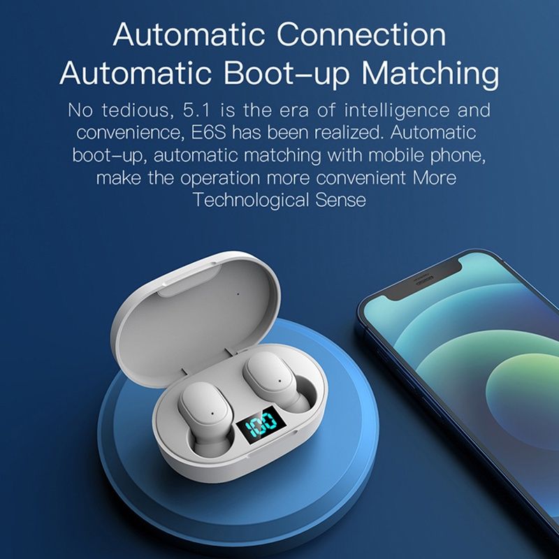 Aloking TWS In-Ear Wireless Earphones Bluetooth Earphone Macaron Color Bluetooth Headset Mini Sports Bluetooth 5.0 Power Digital Display Bluetooth Headphone Wireless Earbuds Gaming Earpods Sleep Buds