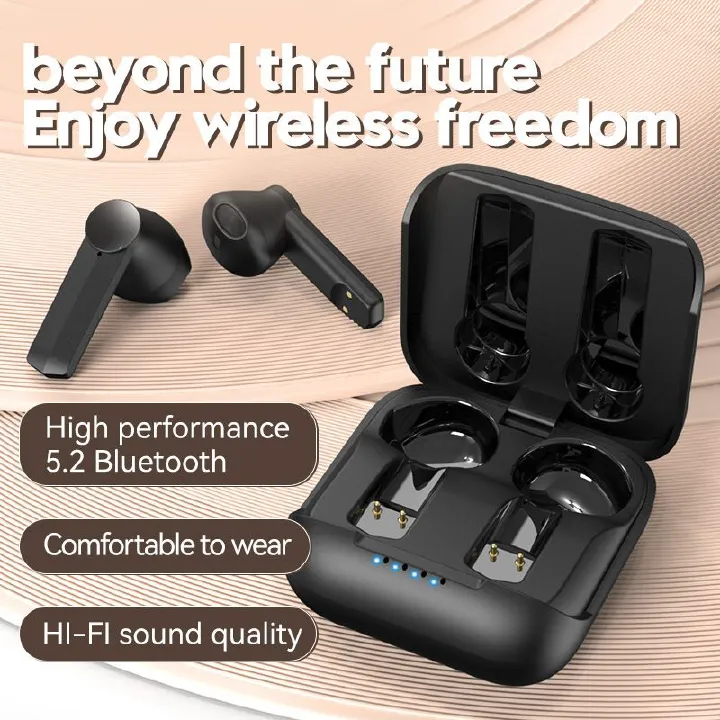 Aloking TWS F2 Bluetooth headset business Bluetooth earphone wireless earbuds outdoor sports headset flip Bluetooth headphone touch control hifi stereo binaural wireless headset waterproof sports buds