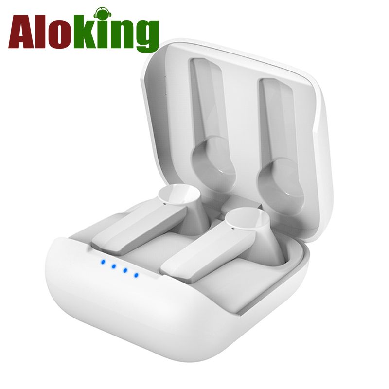 Aloking TWS Wireless Bluetooth Earphone F2 Bluetooth headset binaural battery life sports music true wireless earbuds HIFI Stereo Surround Sound Noise Reduction Waterproof Bluetooth Headphone Earpods