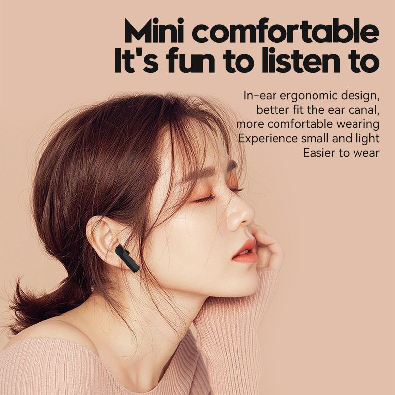 Aloking TWS Wireless Bluetooth Earphone F2 Bluetooth headset binaural battery life sports music true wireless earbuds HIFI Stereo Surround Sound Noise Reduction Waterproof Bluetooth Headphone Earpods
