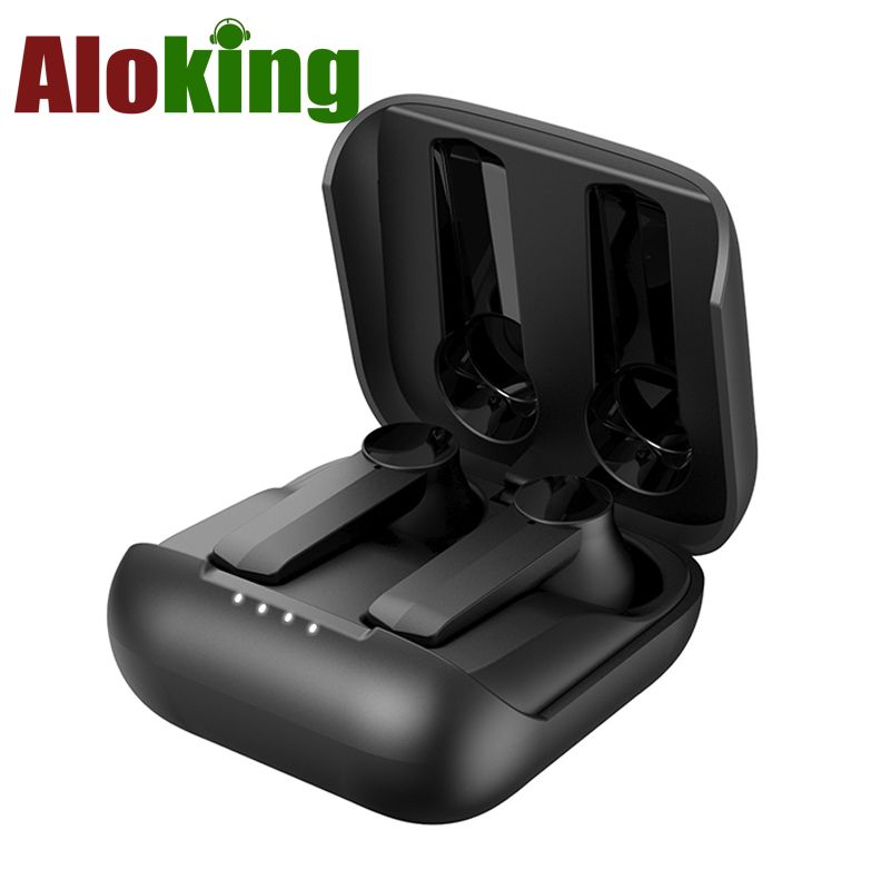Aloking TWS Wireless Bluetooth Earphone F2 Bluetooth headset binaural battery life sports music true wireless earbuds HIFI Stereo Surround Sound Noise Reduction Waterproof Bluetooth Headphone Earpods