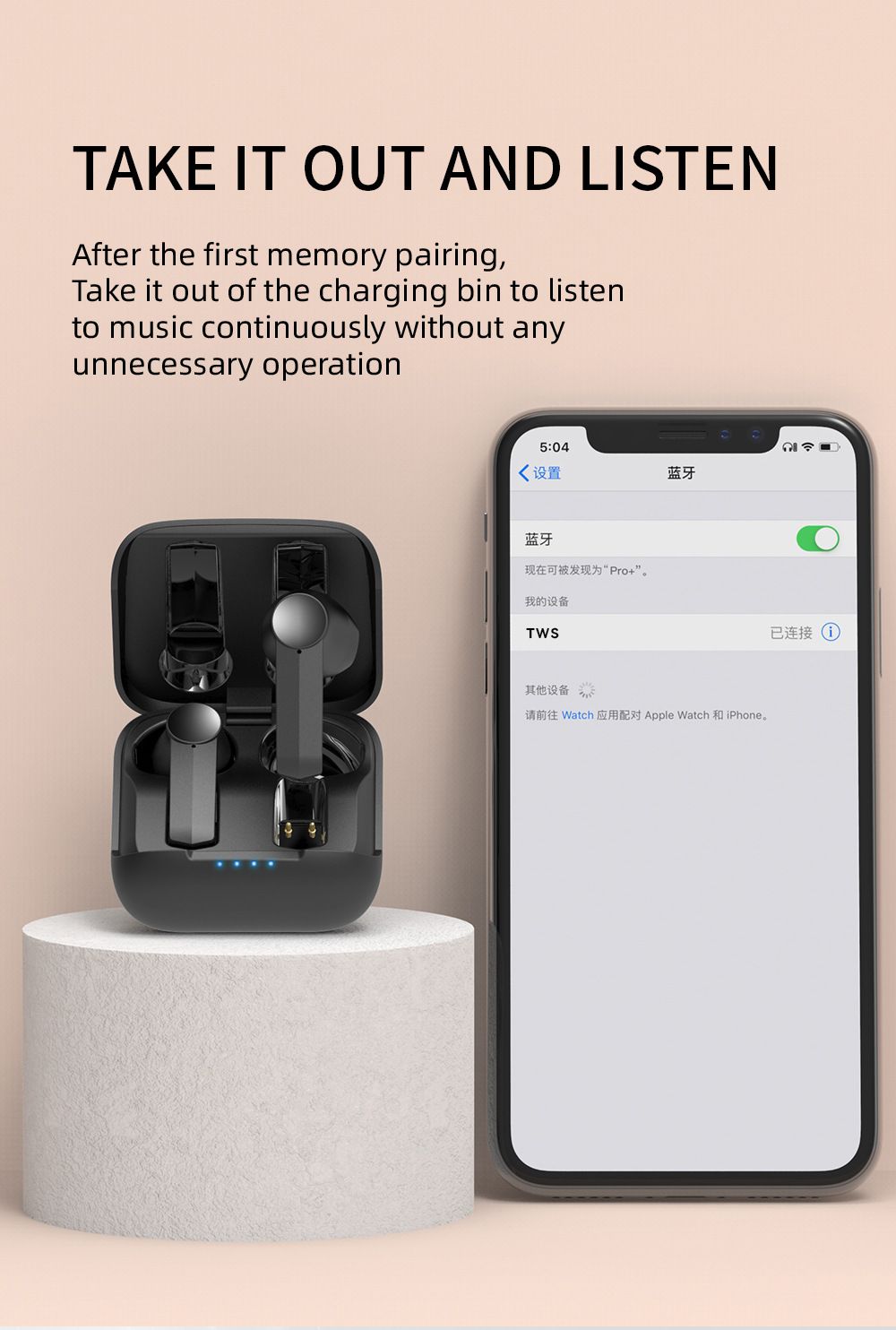 Aloking TWS Wireless Bluetooth Earphone F2 Bluetooth headset binaural battery life sports music true wireless earbuds HIFI Stereo Surround Sound Noise Reduction Waterproof Bluetooth Headphone Earpods