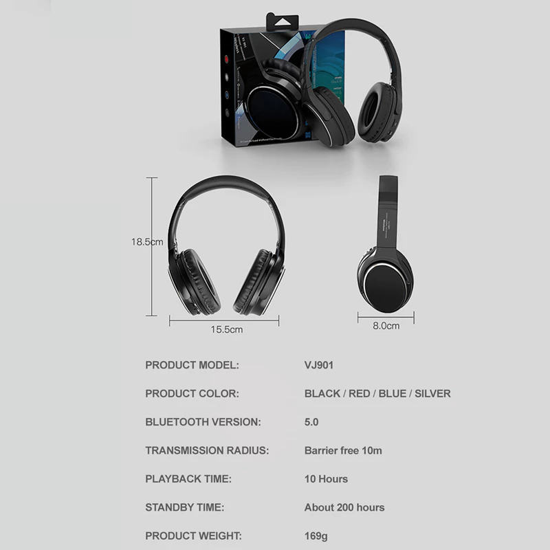 Foldable headset Bluetooth headset wireless headset wired headset Bluetooth headphone Head mounted Gaming Headphone Wireless Headphone noice  Cancelling Wired headphone with mic headphone with wire