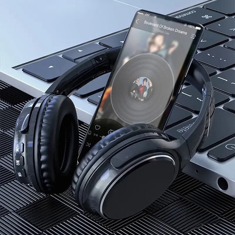 Foldable headset Bluetooth headset wireless headset wired headset Bluetooth headphone Head mounted Gaming Headphone Wireless Headphone noice  Cancelling Wired headphone with mic headphone with wire
