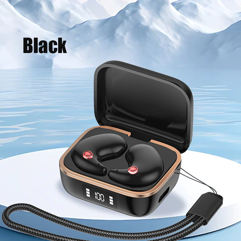 Aloking J11 Mini Bluetooth 5.3 Wireless Earphones Active Noise Cancelling Touch Control Sleep Earbuds Wireless Earbuds Deep Bass Wireless Earphone IPX5 Waterproof Bluetooth Headset Headphone Earpods