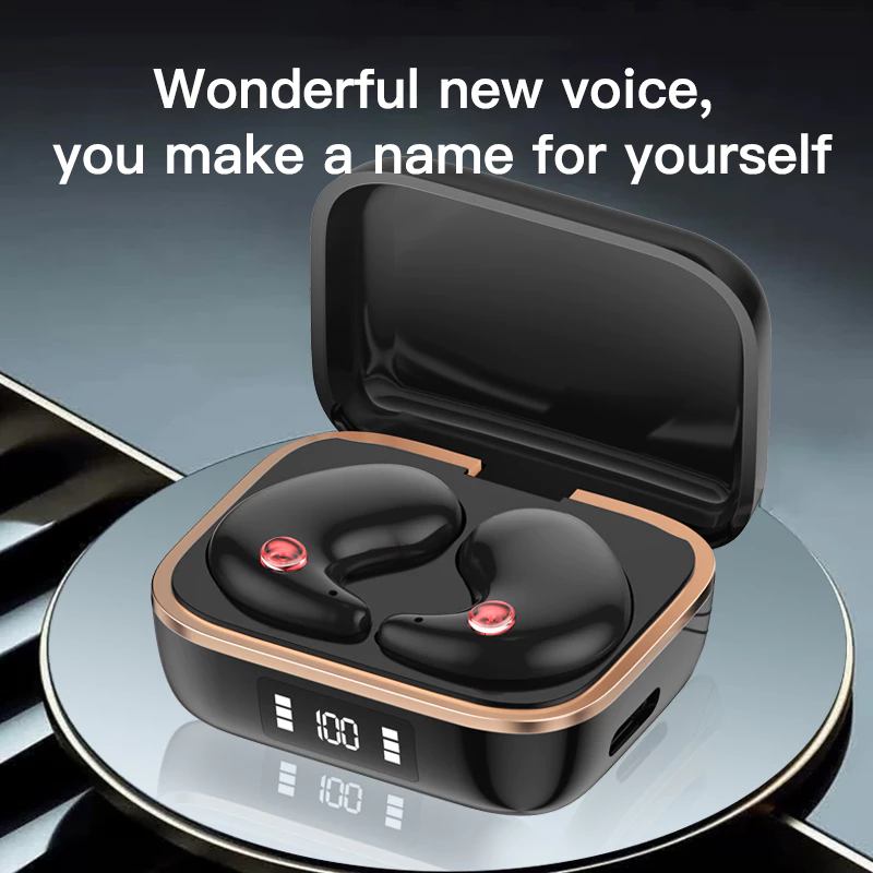 Aloking J11 Mini Bluetooth 5.3 Wireless Earphones Active Noise Cancelling Touch Control Sleep Earbuds Wireless Earbuds Deep Bass Wireless Earphone IPX5 Waterproof Bluetooth Headset Headphone Earpods