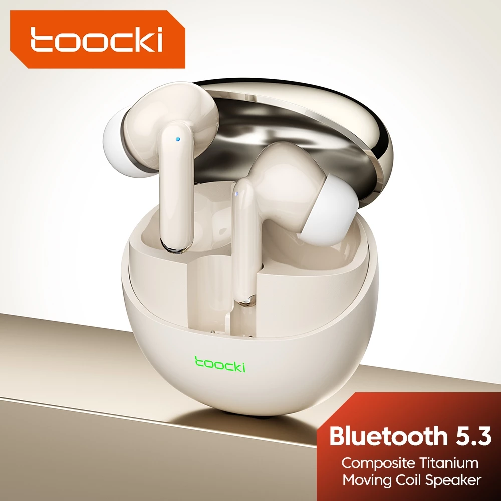 Aloking Y913 TWS Bluetooth Earphone Toocki In-Ear Noise Canceling Wireless Earphones Bluetooth Earphones Gaming Music Bass Sound Wireless Earbuds Headphone Sport Bluetooth Headset With Mic ear buds