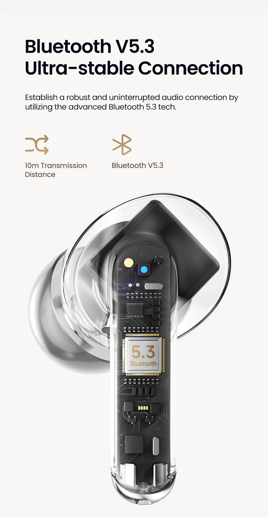 Aloking Y913 TWS Bluetooth Earphone Toocki In-Ear Noise Canceling Wireless Earphones Bluetooth Earphones Gaming Music Bass Sound Wireless Earbuds Headphone Sport Bluetooth Headset With Mic ear buds