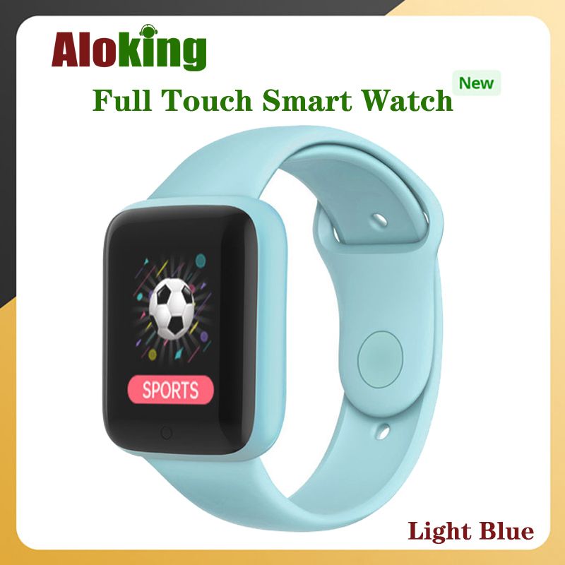 Aloking Kids Smart Watch Waterproof Touch Control Men Sports Smart watch For Kids Boys Girls D20 Y68 Smart Watch Fitness Heart Rate Monitoring Digital Watch Sport Women Watches Wrist Watch Smartwatch