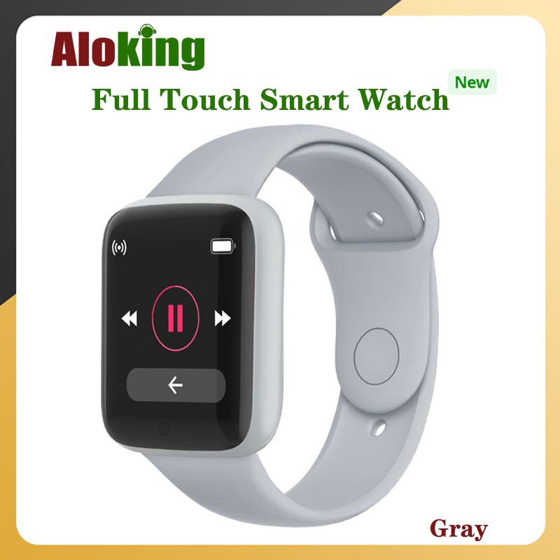 Aloking Kids Smart Watch Waterproof Touch Control Men Sports Smart watch For Kids Boys Girls D20 Y68 Smart Watch Fitness Heart Rate Monitoring Digital Watch Sport Women Watches Wrist Watch Smartwatch