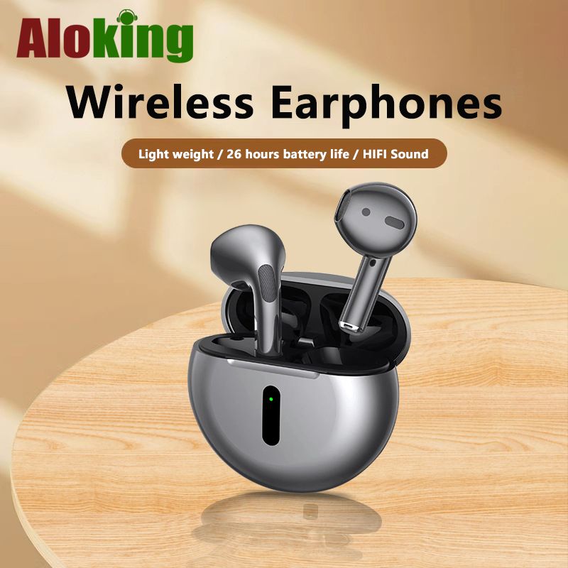 J6 Pro Wireless Bluetooth Headset Noise Reduction Men's and Women's High Quality Headset Suitable for Huawei iPhone Xiaomi Samsung Sony Semi-In-Ear Original Wireless Earphone Bluetooth Headset Earbuds