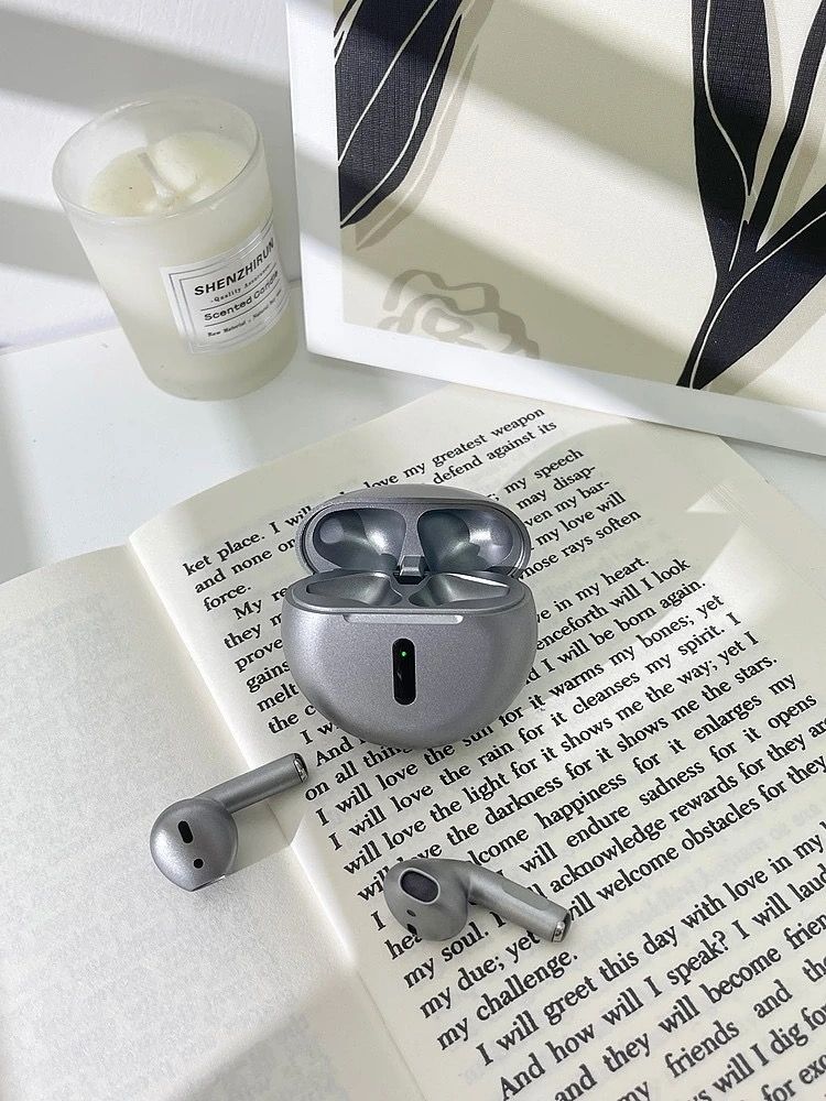 J6 Pro Wireless Bluetooth Headset Noise Reduction Men's and Women's High Quality Headset Suitable for Huawei iPhone Xiaomi Samsung Sony Semi-In-Ear Original Wireless Earphone Bluetooth Headset Earbuds