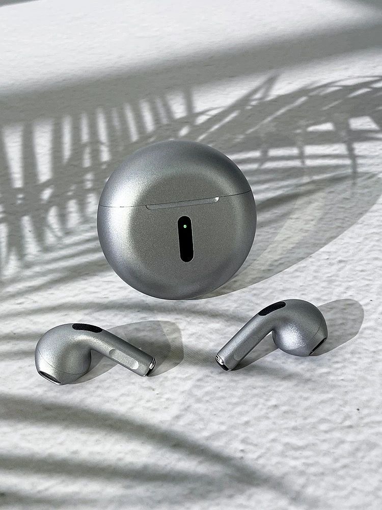 J6 Pro Wireless Bluetooth Headset Noise Reduction Men's and Women's High Quality Headset Suitable for Huawei iPhone Xiaomi Samsung Sony Semi-In-Ear Original Wireless Earphone Bluetooth Headset Earbuds