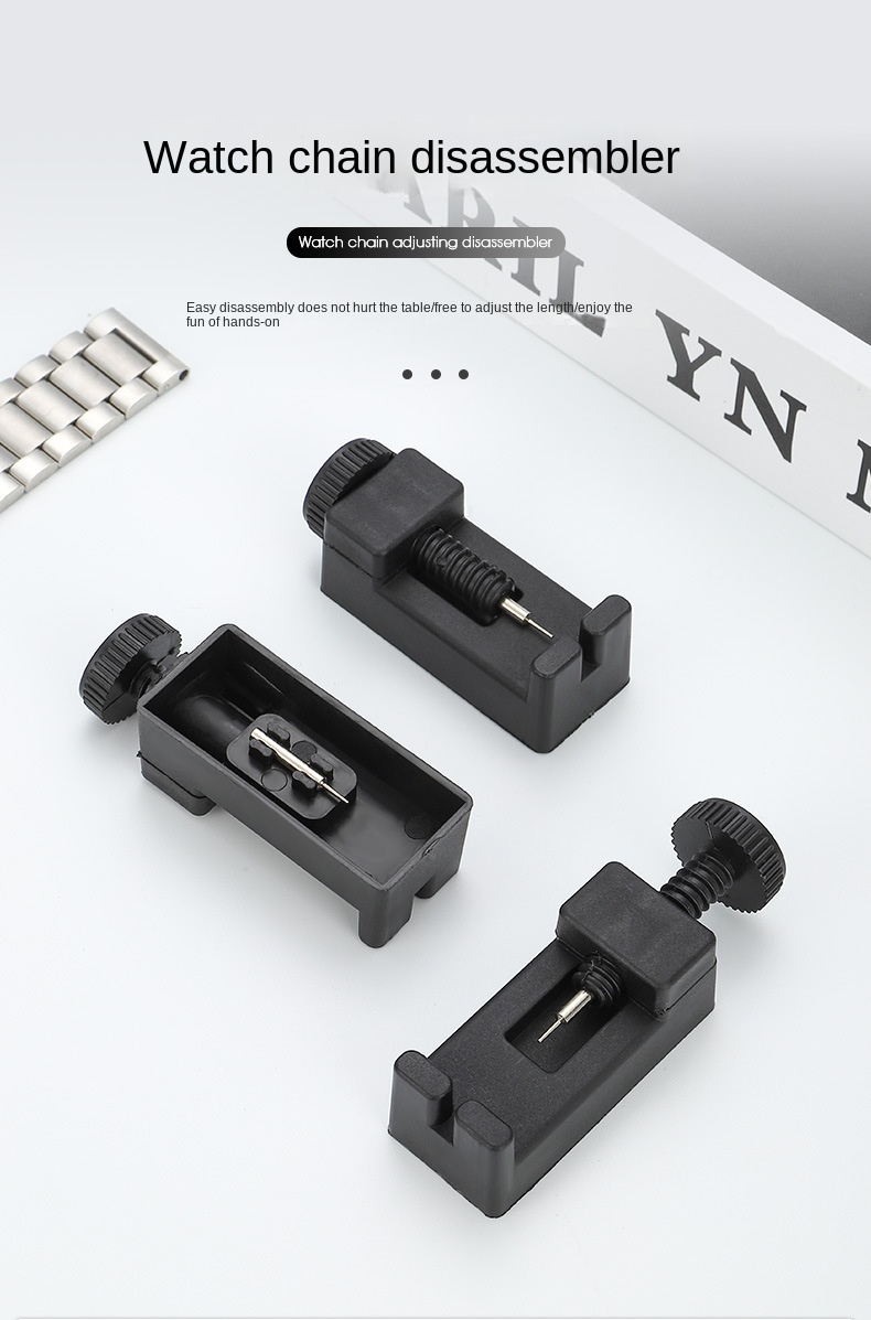 Aloking New Watch Repair Tool Bracelet Disassembly Adjustment Belt Remover Watch Steel Belt Watch Remover Strap Bracelet Adjuster Small watch adjuster tool watch adjustable tool