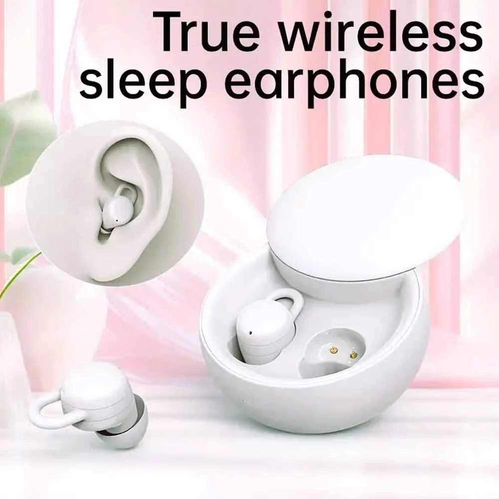 Aloking TWS Mini Sleep Bluetooth Earphone Wireless Earbuds For Android IOS Earbuds Noise Cancelling Earphone With Mic Sport Bluetooth Earpods Stereo Sound Bluetooth Headphone with Case X68 Headset bud