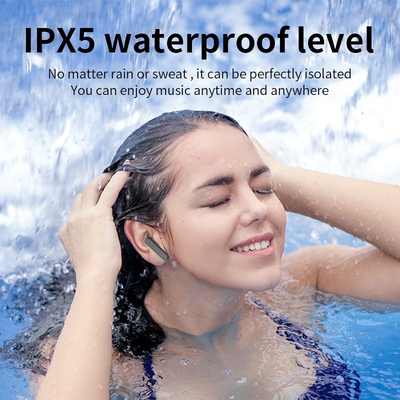 Aloking Wireless Earbuds Bluetooth TWS Earphone Business Bluetooth Earpods Power Digital Display Sports Earphones With Mic Touch Waterproof Headset Bluetooth Headphone For Redmi Samsung earphones