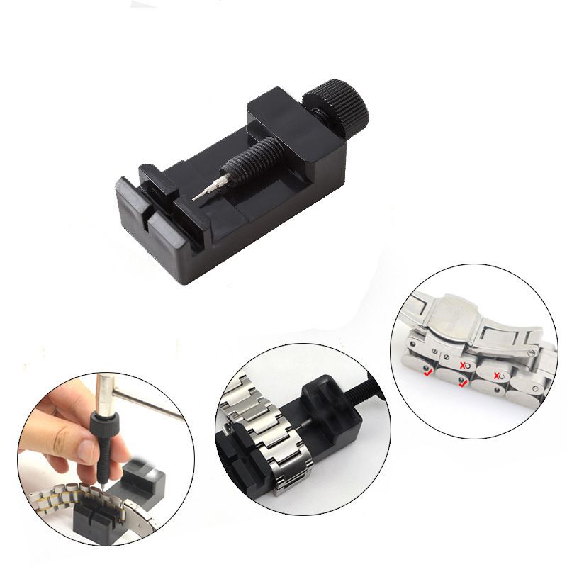 Aloking New Watch Repair Tool Bracelet Disassembly Adjustment Belt Remover Watch Steel Belt Watch Remover Strap Bracelet Adjuster Small watch adjuster tool watch adjustable tool
