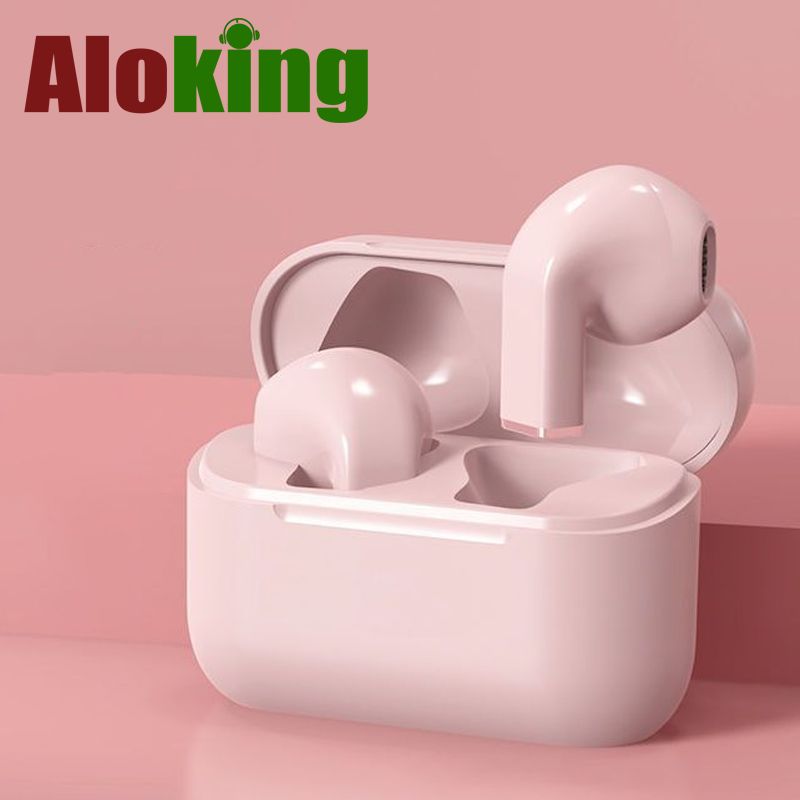 Aloking Mini Pro 5s Earbuds Wireless Bluetooth Earphone With Mic Bluetooth Earphones Sports HiFi Stereo Waterproof Wireless Earbuds Gaming Mini Headset original earpods for android iphone earphones