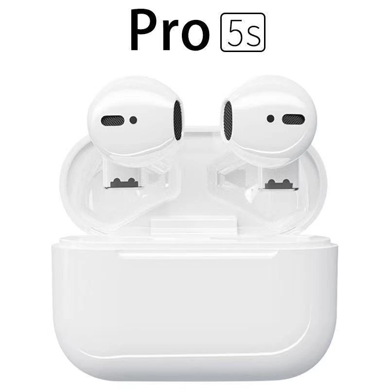 Aloking Mini Pro 5s Earbuds Wireless Bluetooth Earphone With Mic Bluetooth Earphones Sports HiFi Stereo Waterproof Wireless Earbuds Gaming Mini Headset original earpods for android iphone earphones