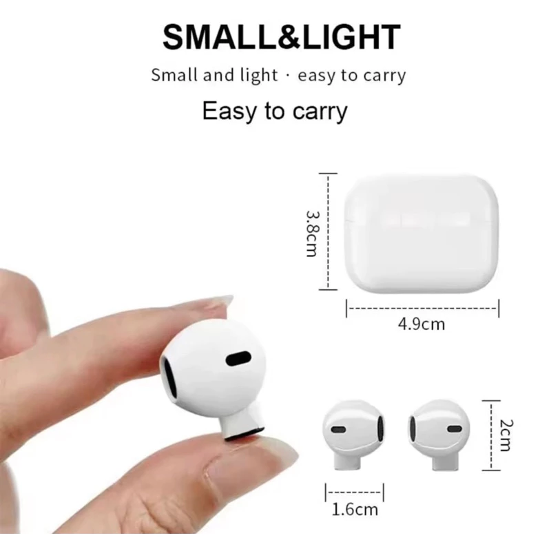 Aloking Pro 5s Android iphone Wireless Earbuds Wireless Earphone Bluetooth Earphones With Mic Bluetooth Headphones Sports HiFi Stereo Waterproof Gaming Earbuds Mini earpods pro 5s airpod with case