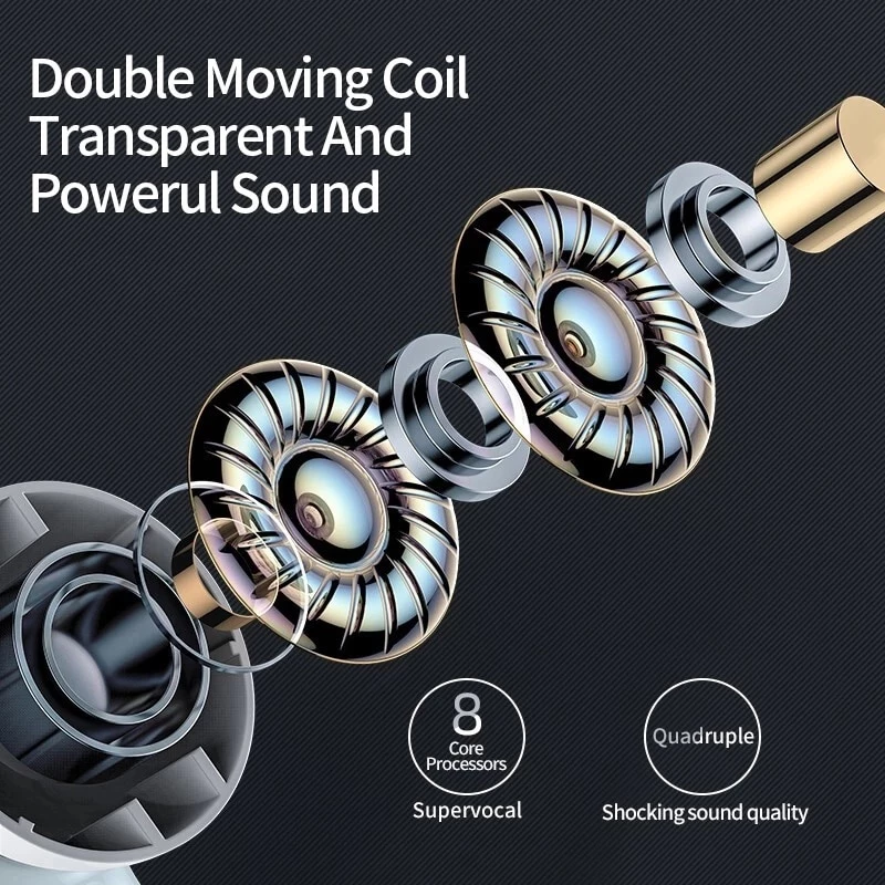 Aloking Pro 5s Android iphone Wireless Earbuds Wireless Earphone Bluetooth Earphones With Mic Bluetooth Headphones Sports HiFi Stereo Waterproof Gaming Earbuds Mini earpods pro 5s airpod with case